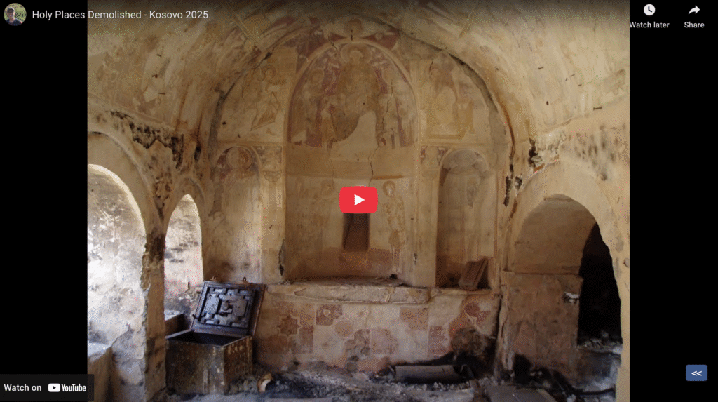 Holy Places Demolished – Kosovo 2025